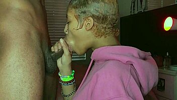 long tongue girl fucks big dick on red?