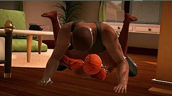 playing home game with latina animated characters