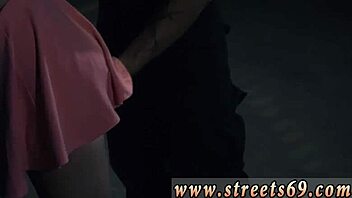 slave eats spit and french in rough bondage domination scene