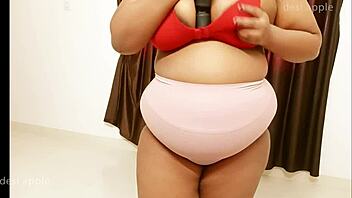 Wife friend playing with boobs in big tits indian scene.