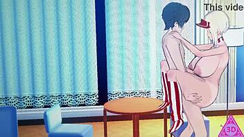 Asian Babe Sucks Monster Cock With Huge Tits