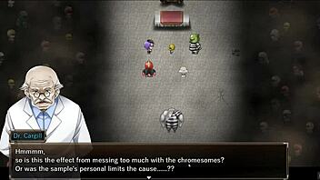 Karryn strips naked in prison hentai fight