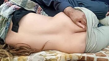First time sharing a bed with my own stepdaughter in a forbidden and arousing encounter