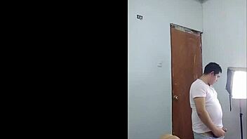 Husband Rubs Cock on Sister's Feet in Intense Footjob