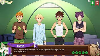 anime hentai game with young twink and friend