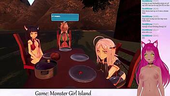 Vtuber explores the world of monster girl island in first installment