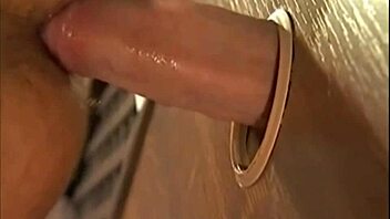 Horny Boys Engage In Gloryhole Orgy