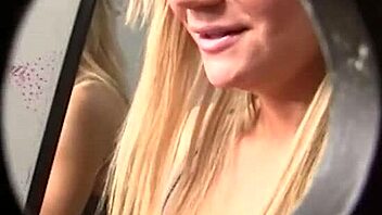 Christina Skye Sucks Her Bosses Cock Through A Gloryhole In The Washroom