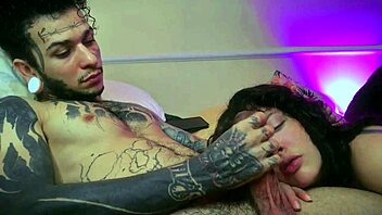 Curly stepmom gives me a sloppy blowjob