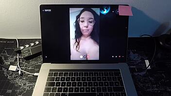 Spanish Milf Leyva Hot Fucks Fan On Webcam With Big Ass And Tits