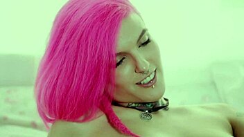 Qween and small-breasted girlfriend pleasure themselves with mutual fingering after initial flirting with male partner