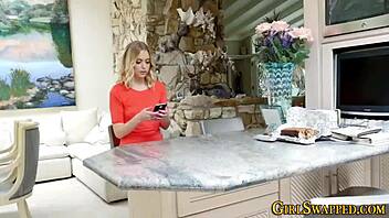 Lesbian Teens GET LICKED and FINGERED in Group!