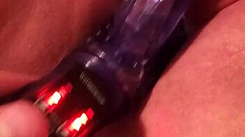 Bunny discovers her new vibrator toy for fun.