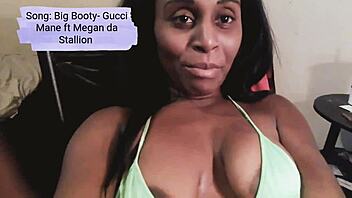 i love watching this ebony girl shake her big ass in thong