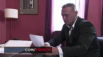 Feeling intense passion in a threesome with the busty secretary