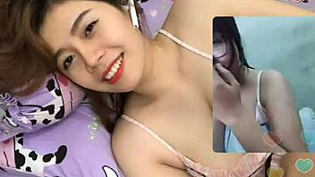 thi�n �n showcases stunning big chest in video