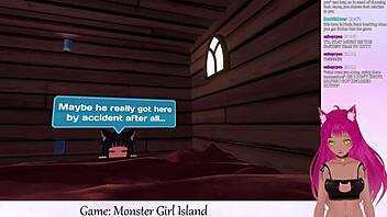 Vtuber engages in monster girl island game part 1