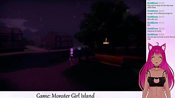 Vtuber engages in monster girl island game part 1