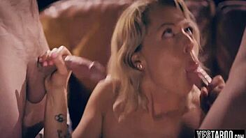 Outdoor adventure turns into steamy threesome for a young hitchhiker