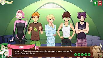 anime hentai game with young twink and friend