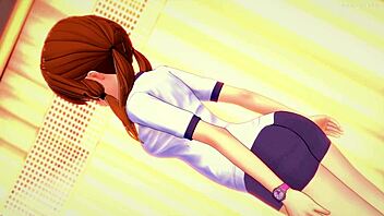 Sporty stepsister's secret desire revealed in unfiltered hentai 3D video