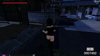 Roshutsu SFM Hentai Game Ep 1 Features Japanese Girl Naked in Public Street. Watch Her Bold Exhibitionist Moves!