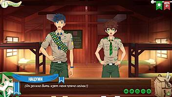 Game Friends Camp Episode 36 - Keitaro Diary Russian Voiceover