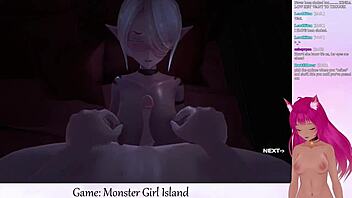 Vtuber engages in monster girl island game part 1
