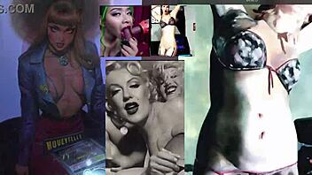 Stable diffusion of fetish play in arcade-themed video with Sabrina