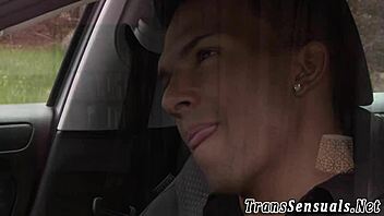 Trans Woman Rides Man's Penis In Scene