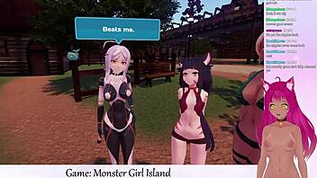 Vtuber engages in monster girl island game part 1