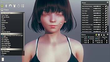 Creating porn character.