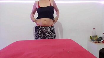 Stella Alone at Home on Sunday Night Rips Clothes for Masturbation