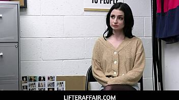 I’m obsessed with how teen shoplifter Stevie Moon climaxes with that officer!