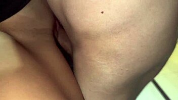 A Young Woman In A Mini Skirt Without Panties Teases With Heels.