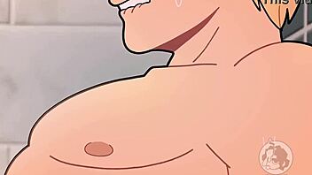 in the gym showers, this big ass babe gets fucked by monster cock