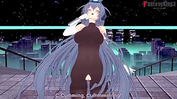 New Jersey's Footwork And Handjob In Azur Lane POV