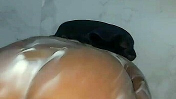 Katy Katie Stepmother Takes Hot Long Shower. Booty Jiggles Softly.