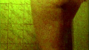 Spy shower caught this perfect ebony ass naked