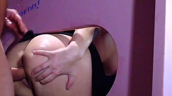 Noelle Easton Craves Rough Gloryhole Action In Bathroom