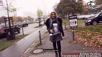 voluptuous tattooed german woman picked up for outdoor sex