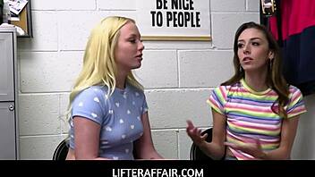 Lifteraffair Threesome Sex With Security Officer In Office Dixie Lynn Dani Blu And Justin Magnum