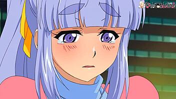 Japanese Anime Girl Dances and Masturbates in Hentai Scene