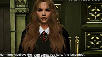Room of Requirement with Hermione in 3D Hentai Preview