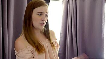 stepsister and bestie team up to stroke my cock in wild threesome