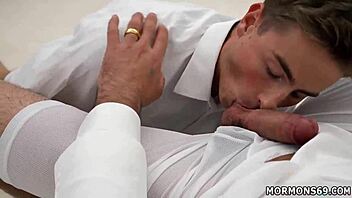 Gay Teen 18+ Blowjob First Time With Elders!