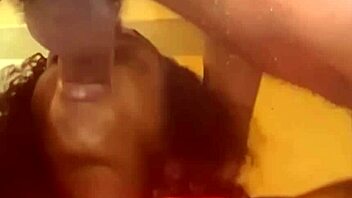 ebony baddie deepthroats big black cock with raw emotion