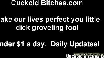 I love making my cuckold slaves squirm under femdom