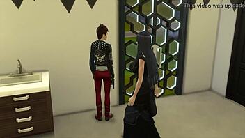 Hinata attends the party and meets a guy she likes