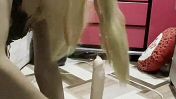 trying out toys as a transvestite, feels so exciting